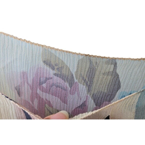 VTG Y2K The Limited Womens M 100% Silk Floral Top Fairy Ethereal Sheer Romantic - Picture 5 of 15